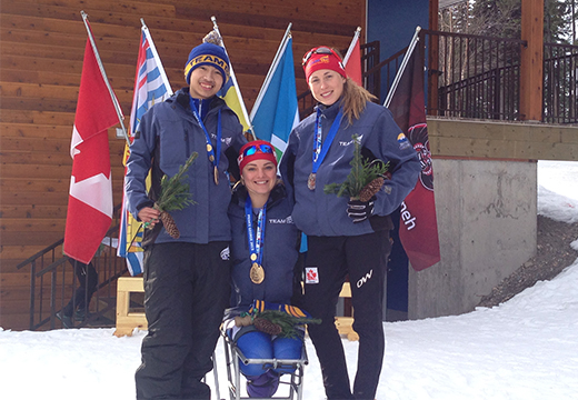 Cross country skiers win two gold, one silver in first day of para events 